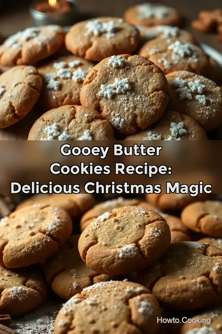 Gooey Butter Cookies Recipe: Delicious Christmas Magic