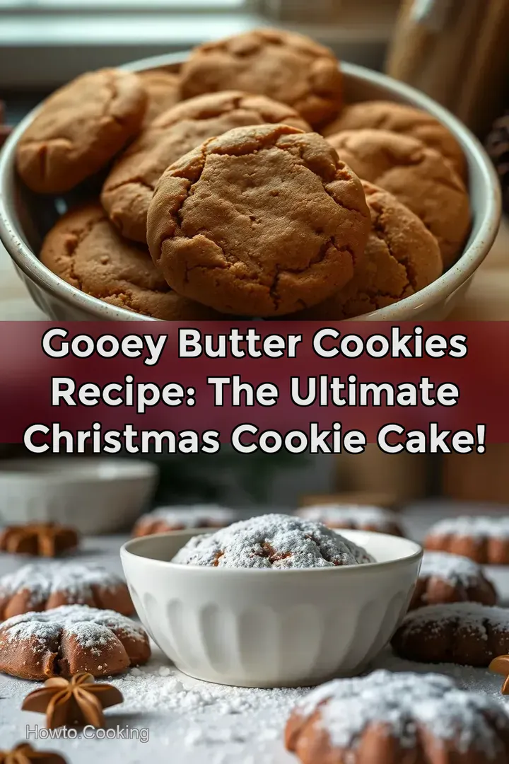 Gooey Butter Cookies Recipe: The Ultimate Christmas Cookie Cake!