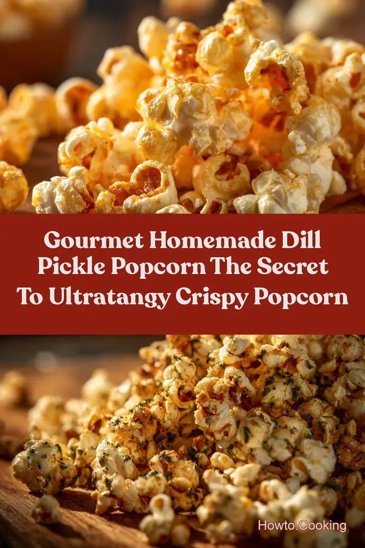 Gourmet Homemade Dill Pickle Popcorn The Secret to UltraTangy Crispy Popcorn
