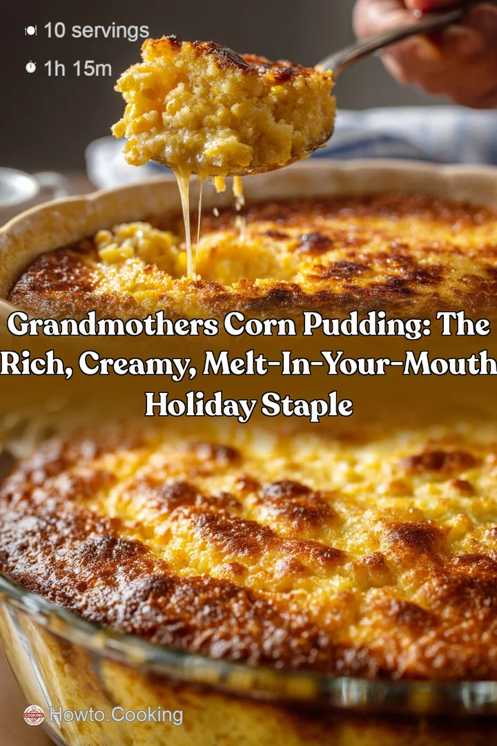 Grandmothers Corn Pudding: The Rich Creamy Melt-in-Your-Mouth Holiday Staple