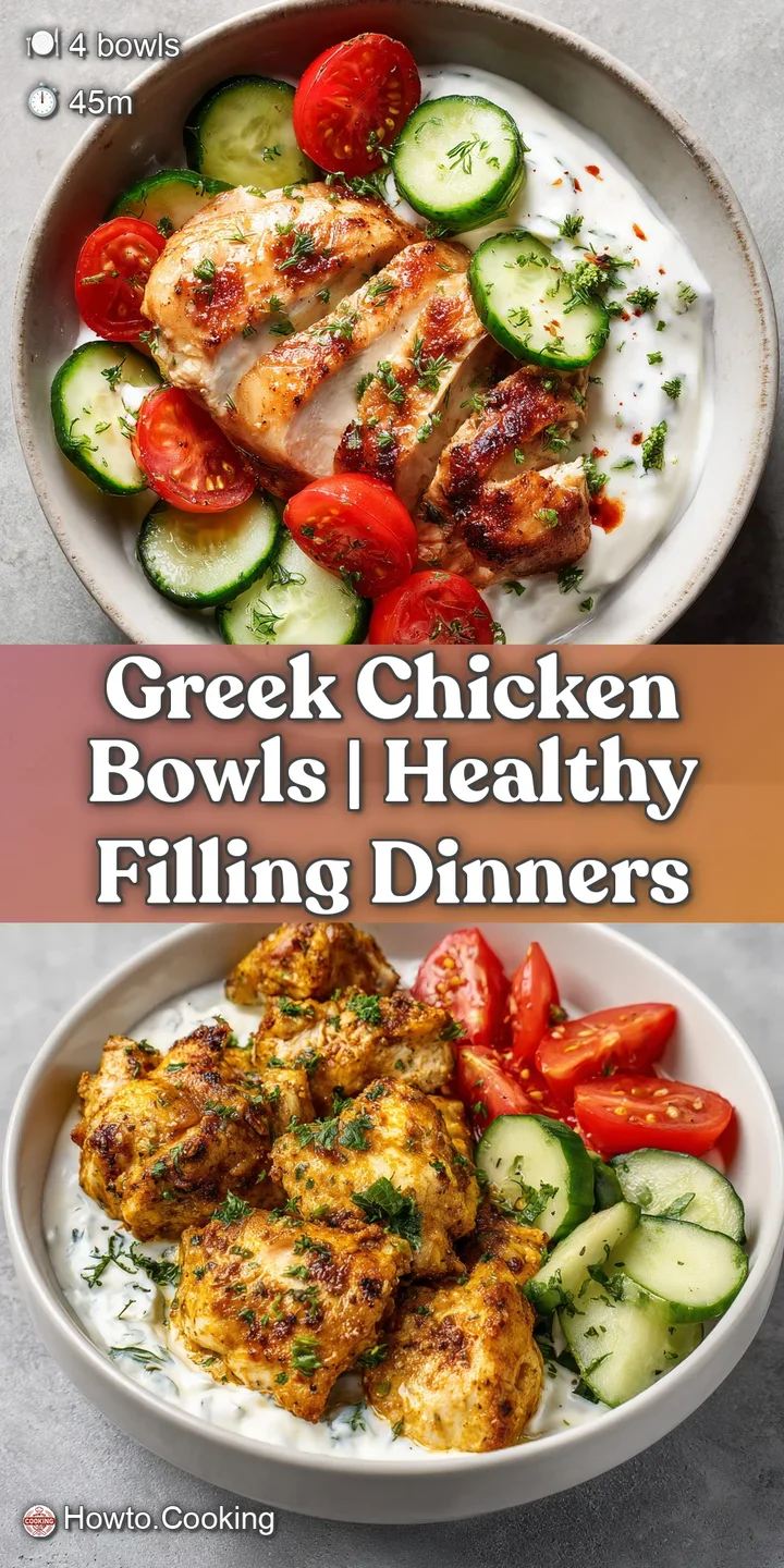 Close-up of charred chicken chunks and salty feta cheese resting on a bed of fresh greens and juicy cherry tomatoes.