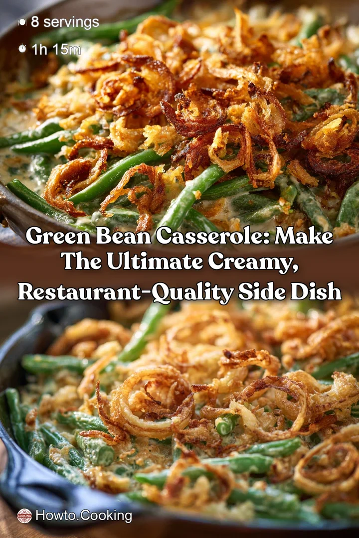 Green Bean Casserole: Make the Ultimate Creamy Restaurant-Quality Side Dish