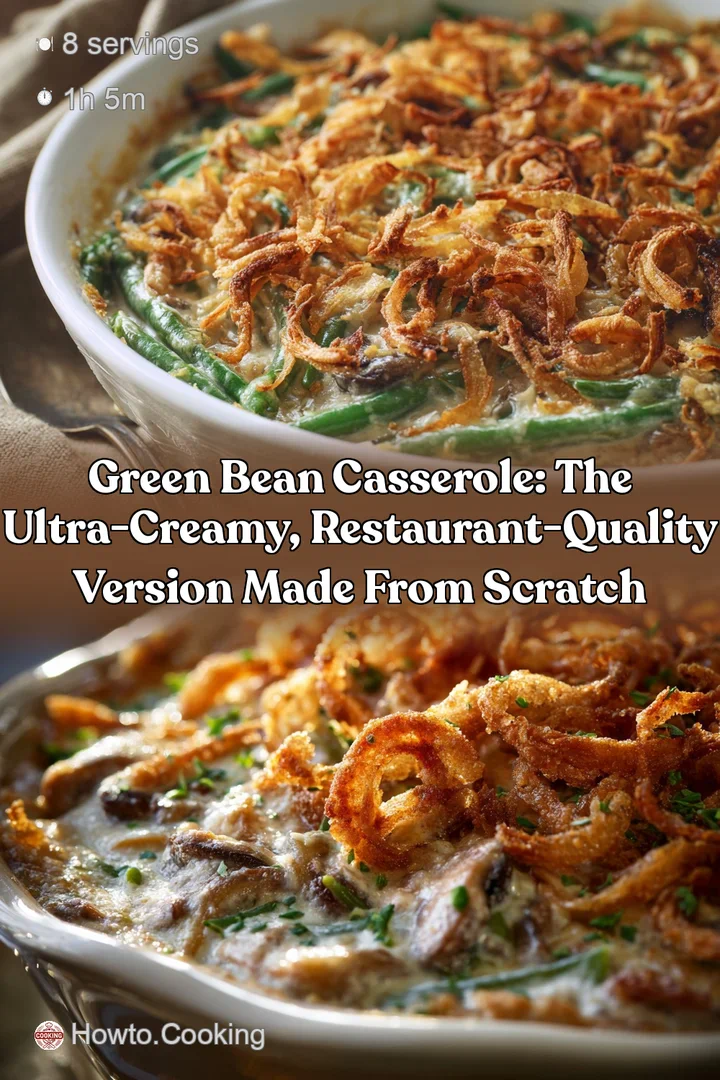Green Bean Casserole: The Ultra-Creamy Restaurant-Quality Version Made From Scratch