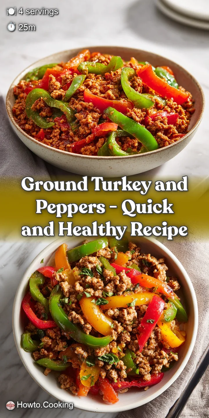 Close-up view of slightly browned ground turkey with visible herbs and glistening moisture, hinting at warmth.