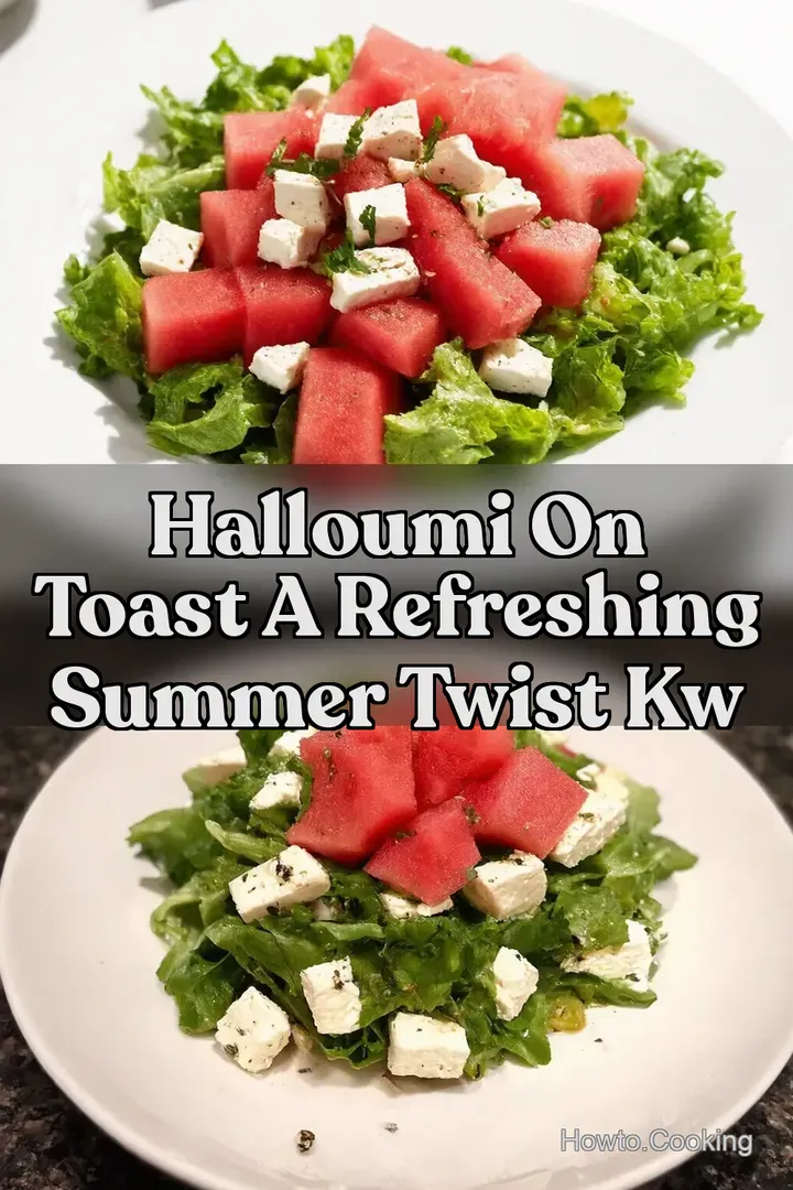 Halloumi on toast A Refreshing Summer Twist kw