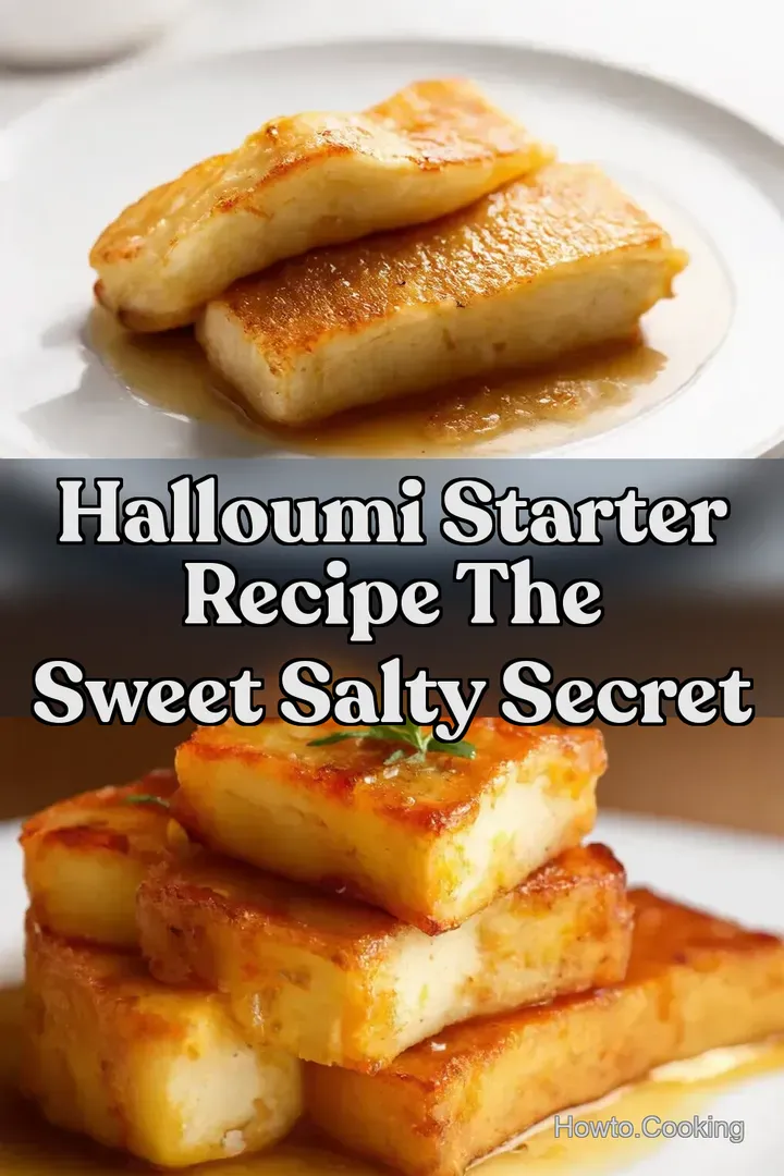 Halloumi Starter Recipe The Sweet Salty Secret