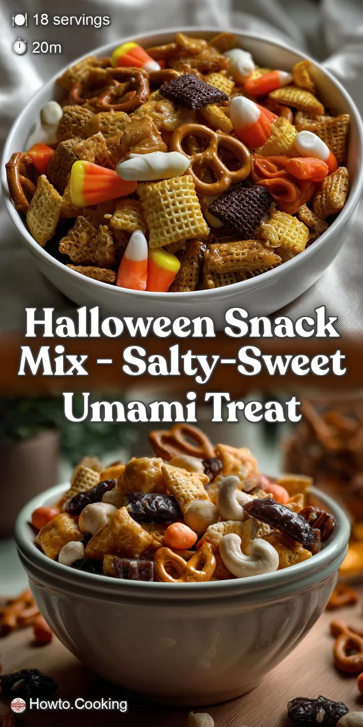 HALLOWEEN SNACK MIX - Salty-Sweet Umami Treat