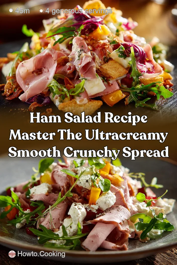 Ham Salad Recipe Master the UltraCreamy Smooth Crunchy Spread