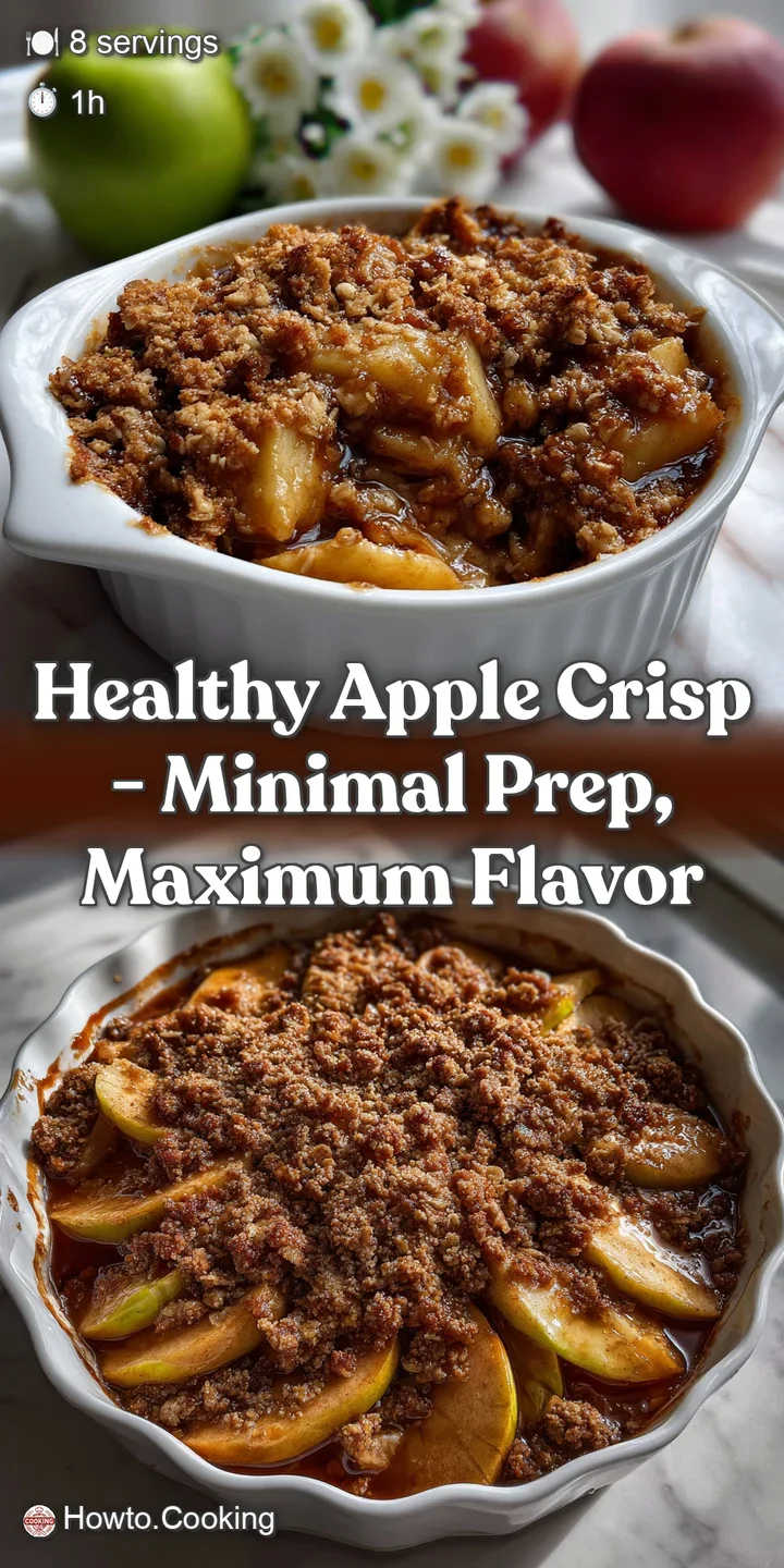 Healthy Apple Crisp - Minimal Prep Maximum Flavor