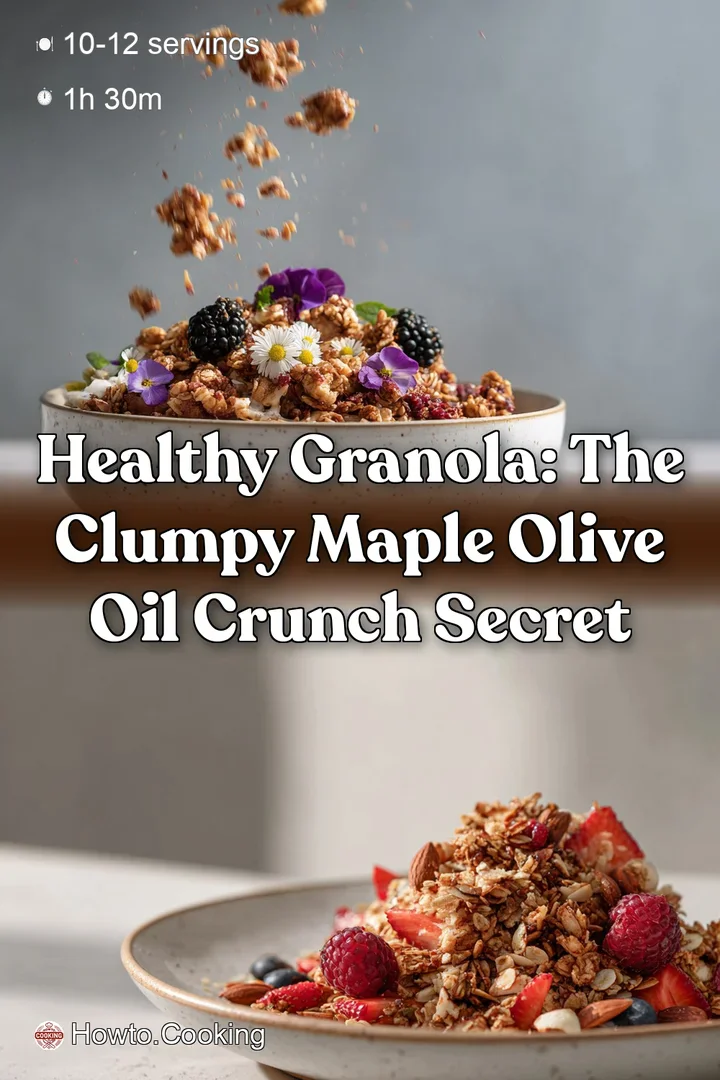 Healthy Granola: The Clumpy Maple Olive Oil Crunch Secret