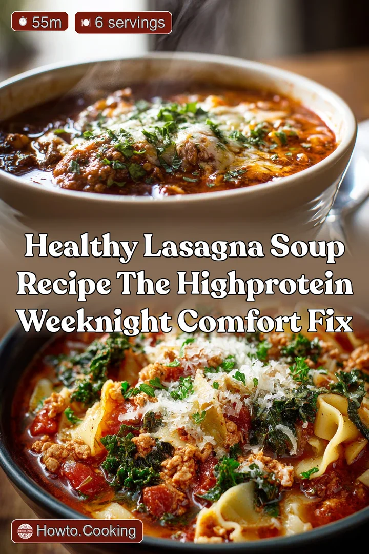 Healthy Lasagna Soup Recipe The HighProtein Weeknight Comfort Fix