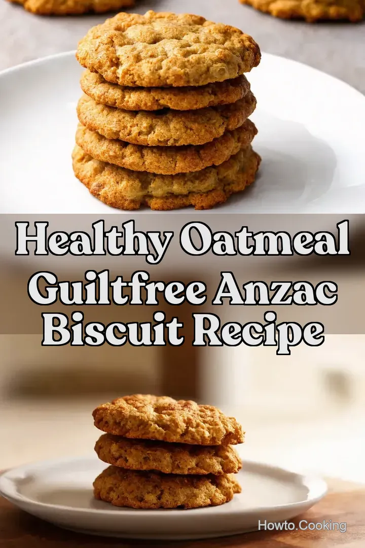 Healthy Oatmeal GuiltFree Anzac Biscuit Recipe