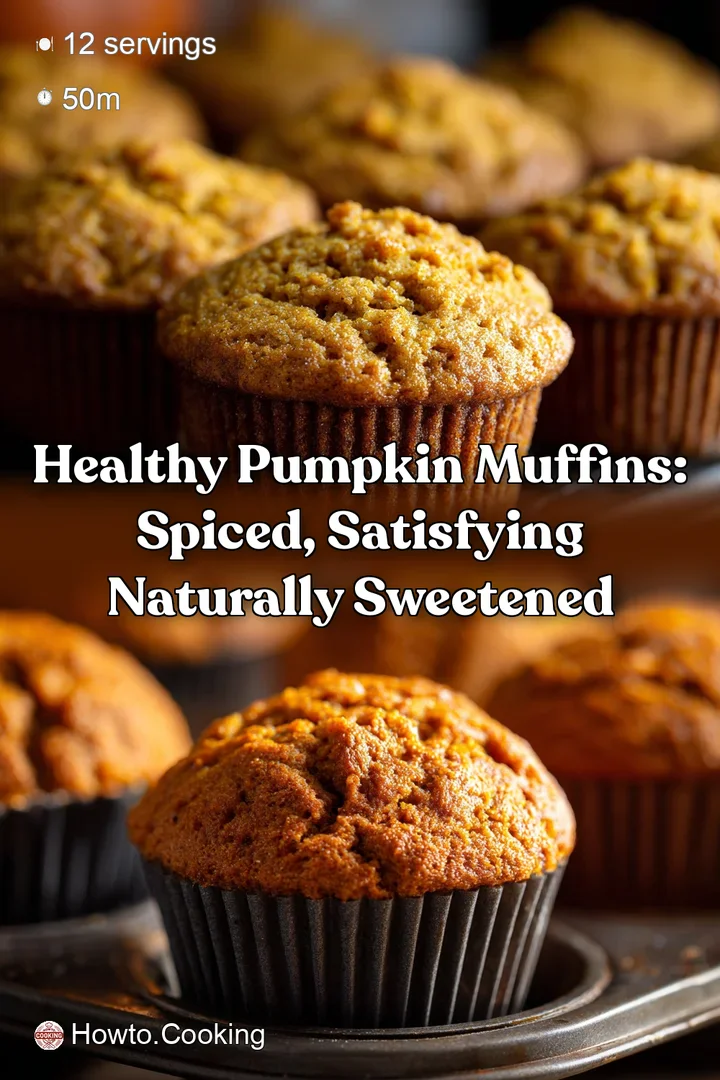 Healthy Pumpkin Muffins: Spiced Satisfying Naturally Sweetened