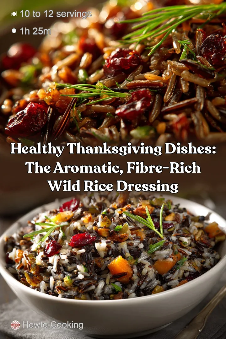Healthy Thanksgiving Dishes: The Aromatic Fibre-Rich Wild Rice Dressing
