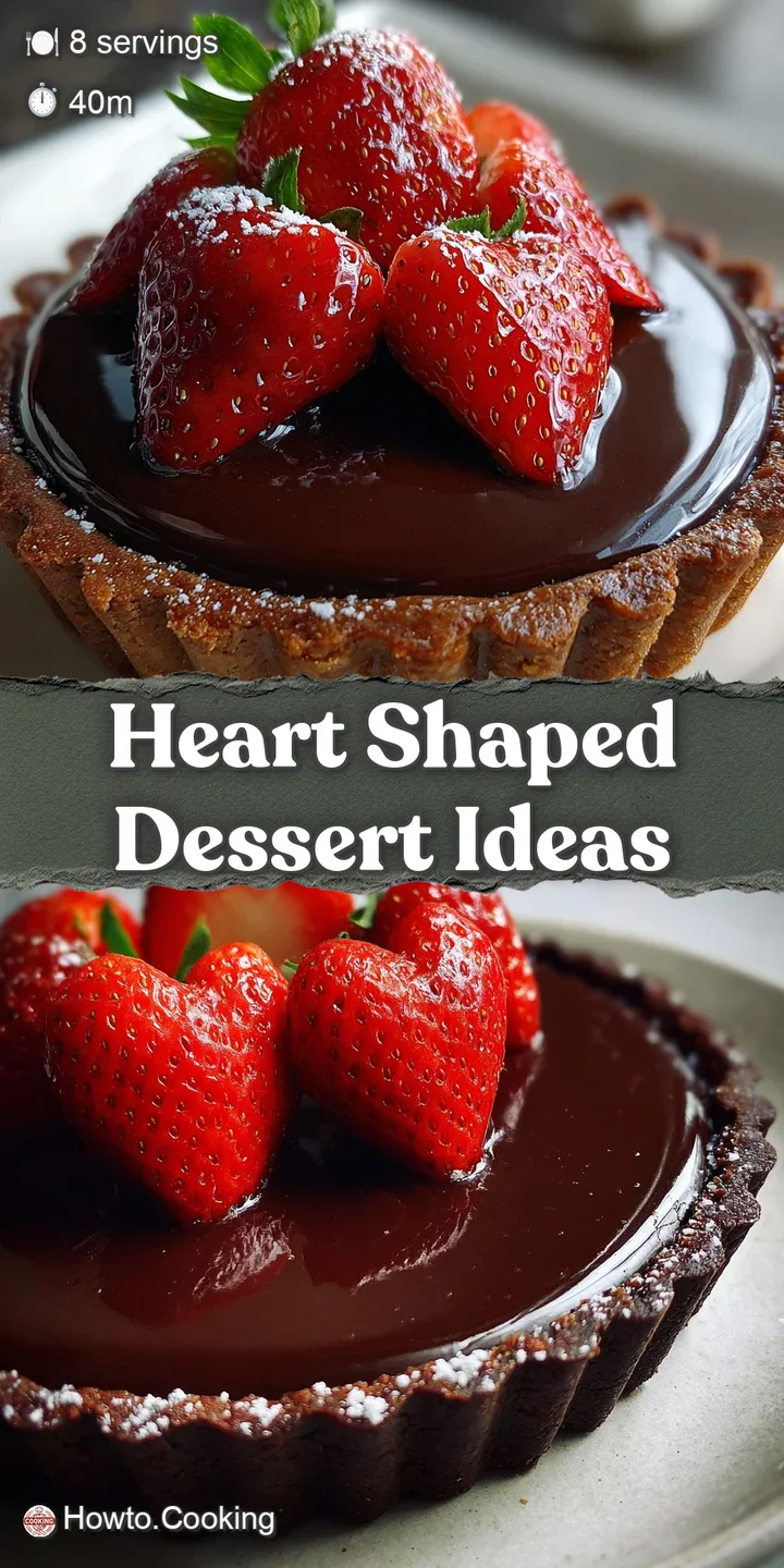 Close-up reveals the glossy chocolate ganache, juicy red strawberries, and textured chocolate shavings of this decadent tart.