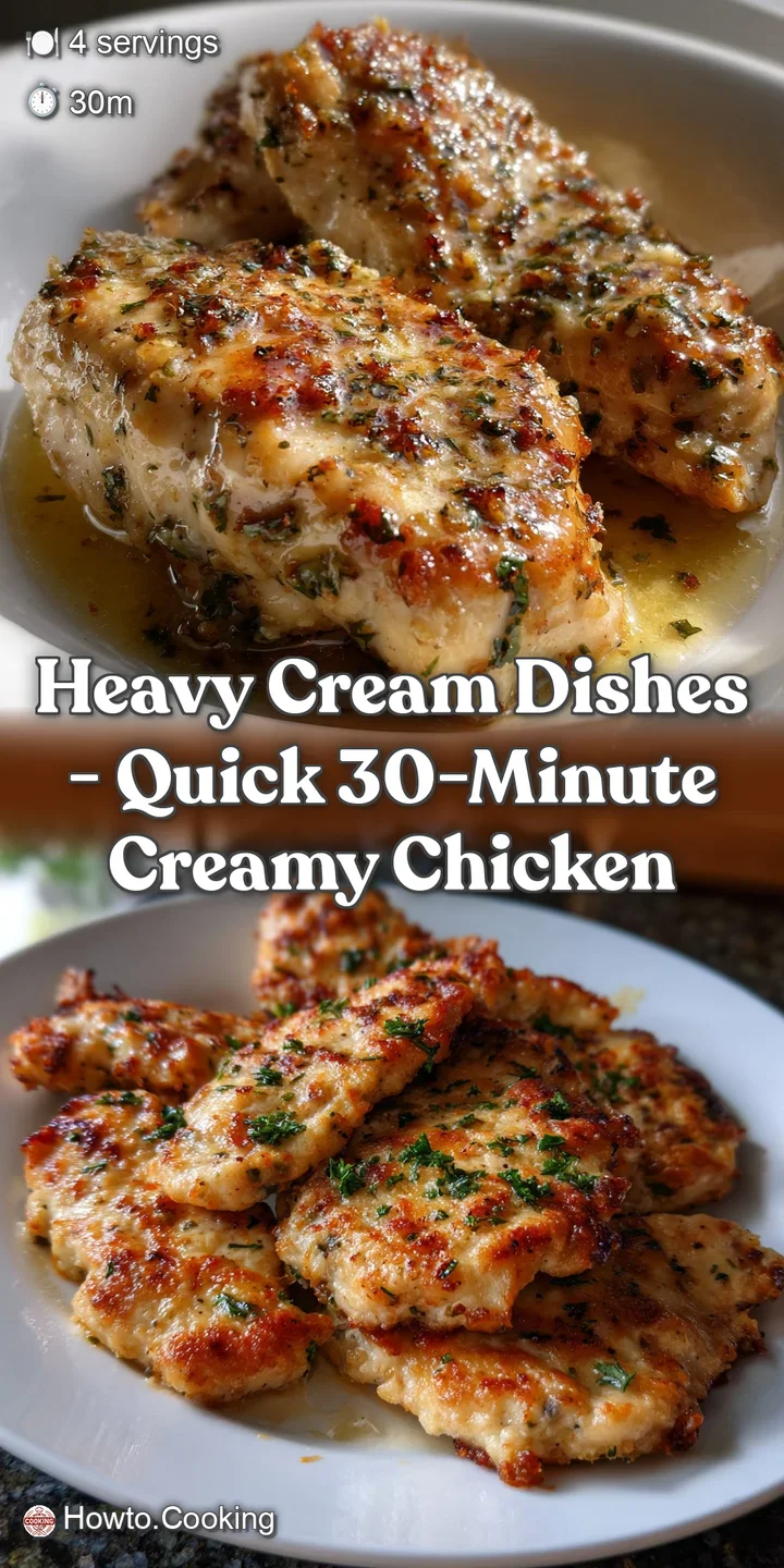 heavy cream dishes - Quick 30-Minute Creamy Chicken