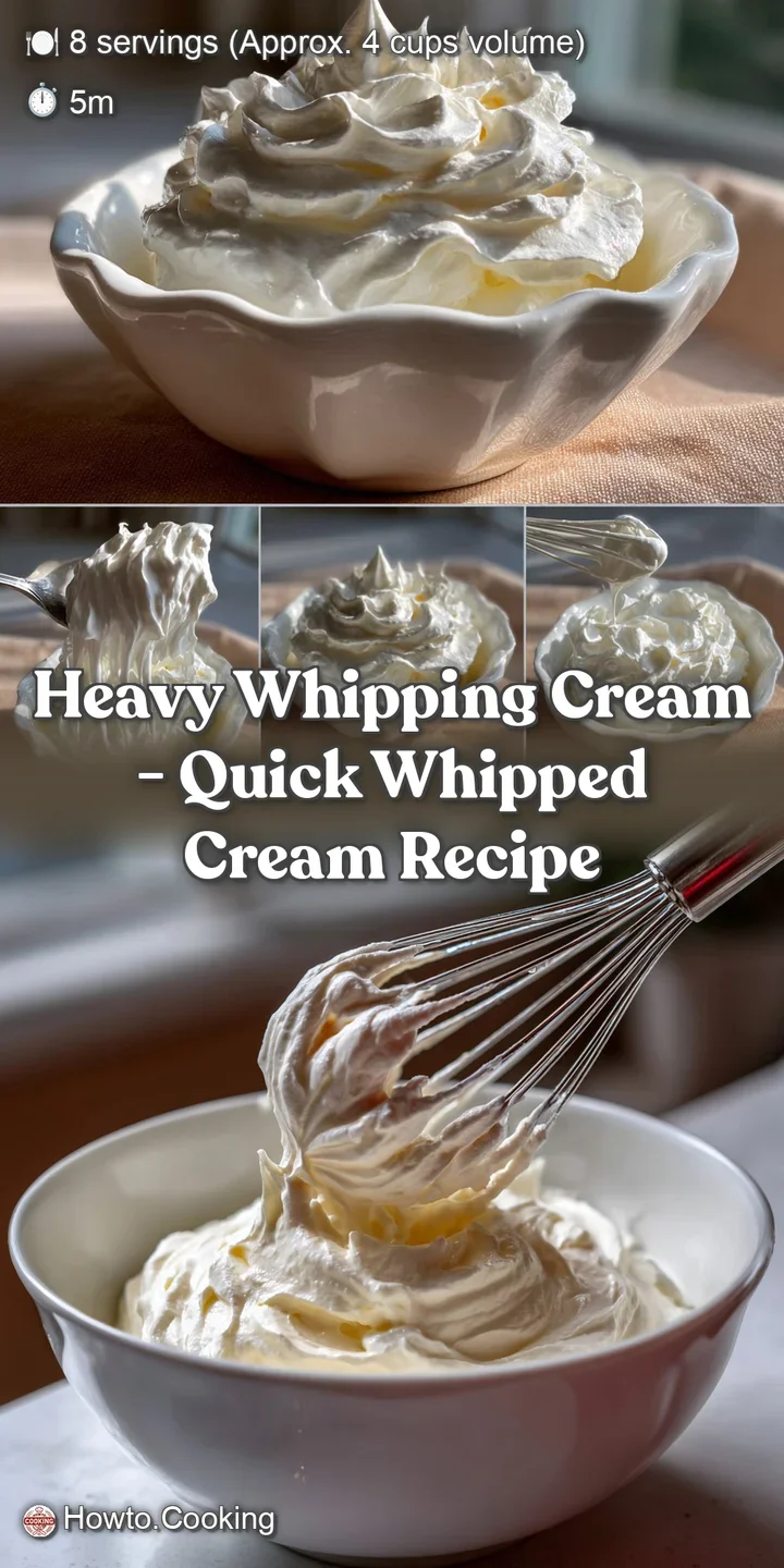 Heavy Whipping Cream - Quick Whipped Cream Recipe