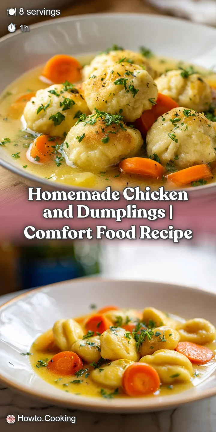 Close-up of a velvety cream sauce clinging to tender shredded chicken and a pillowy, steamed dough dumpling.