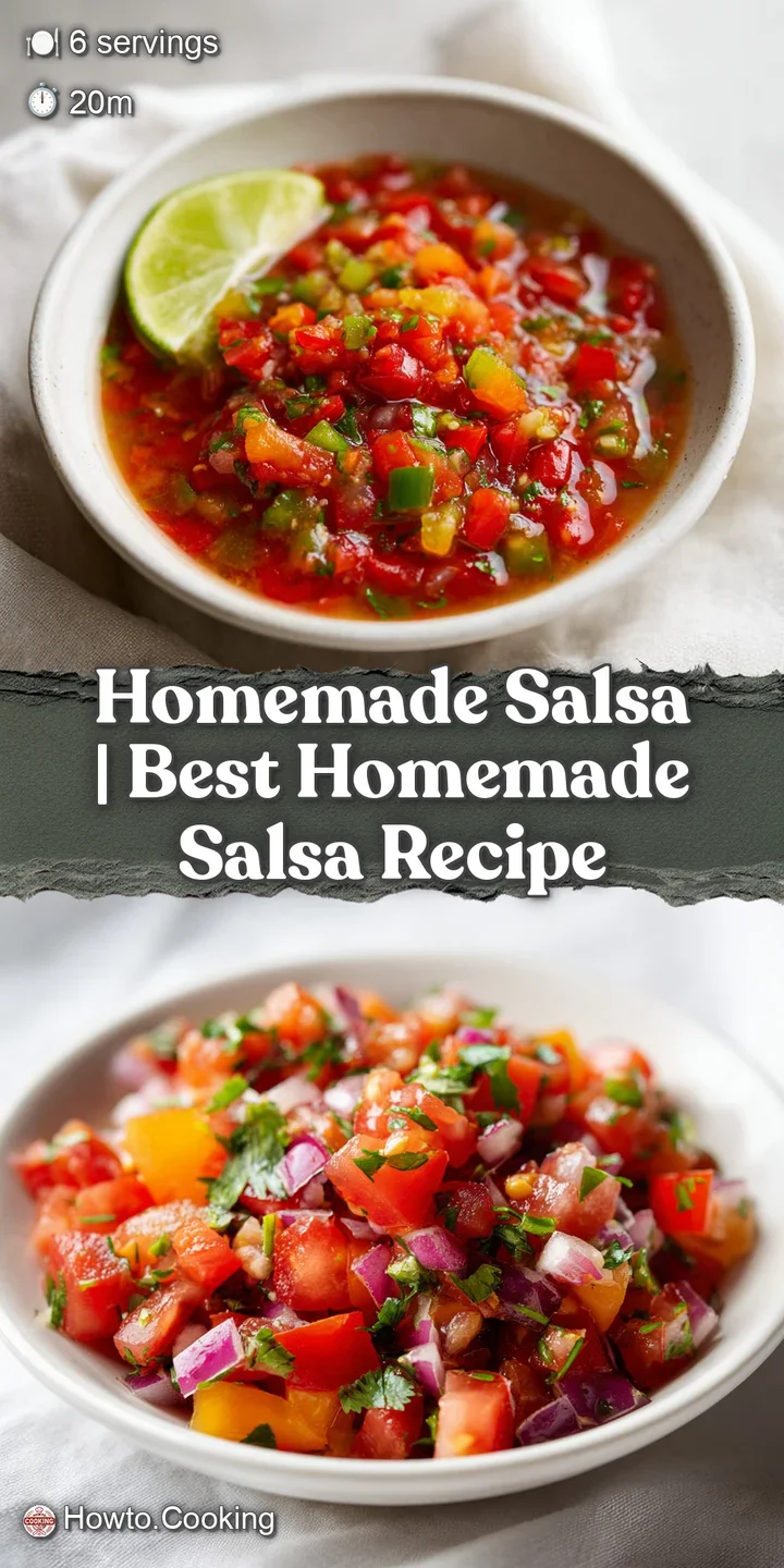 Close-up of charred tomatoes and jalape&ntilde;os in a smoky, fresh salsa, highlighting diced textures