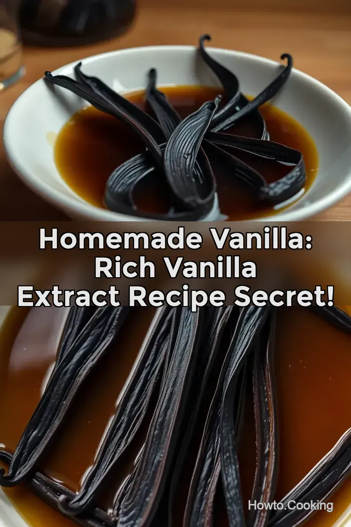 Homemade Vanilla: Rich Vanilla Extract Recipe Secret!