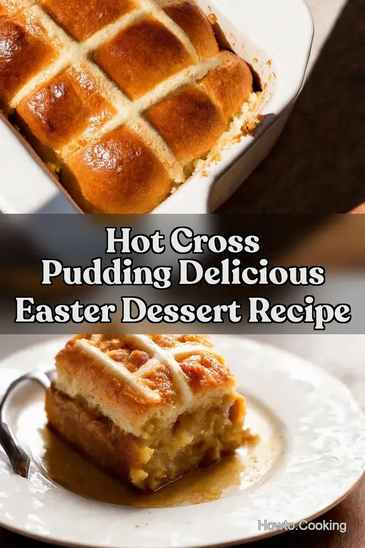 Hot Cross Pudding Delicious Easter Dessert Recipe