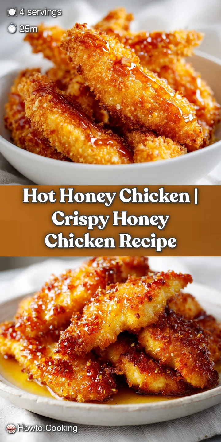 Close-up of a crunchy golden crust glistening with sticky honey glaze and tiny red chili flakes for a spicy touch.