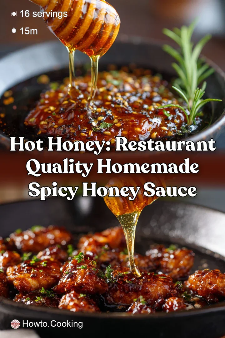 Hot Honey: Restaurant Quality Homemade Spicy Honey Sauce