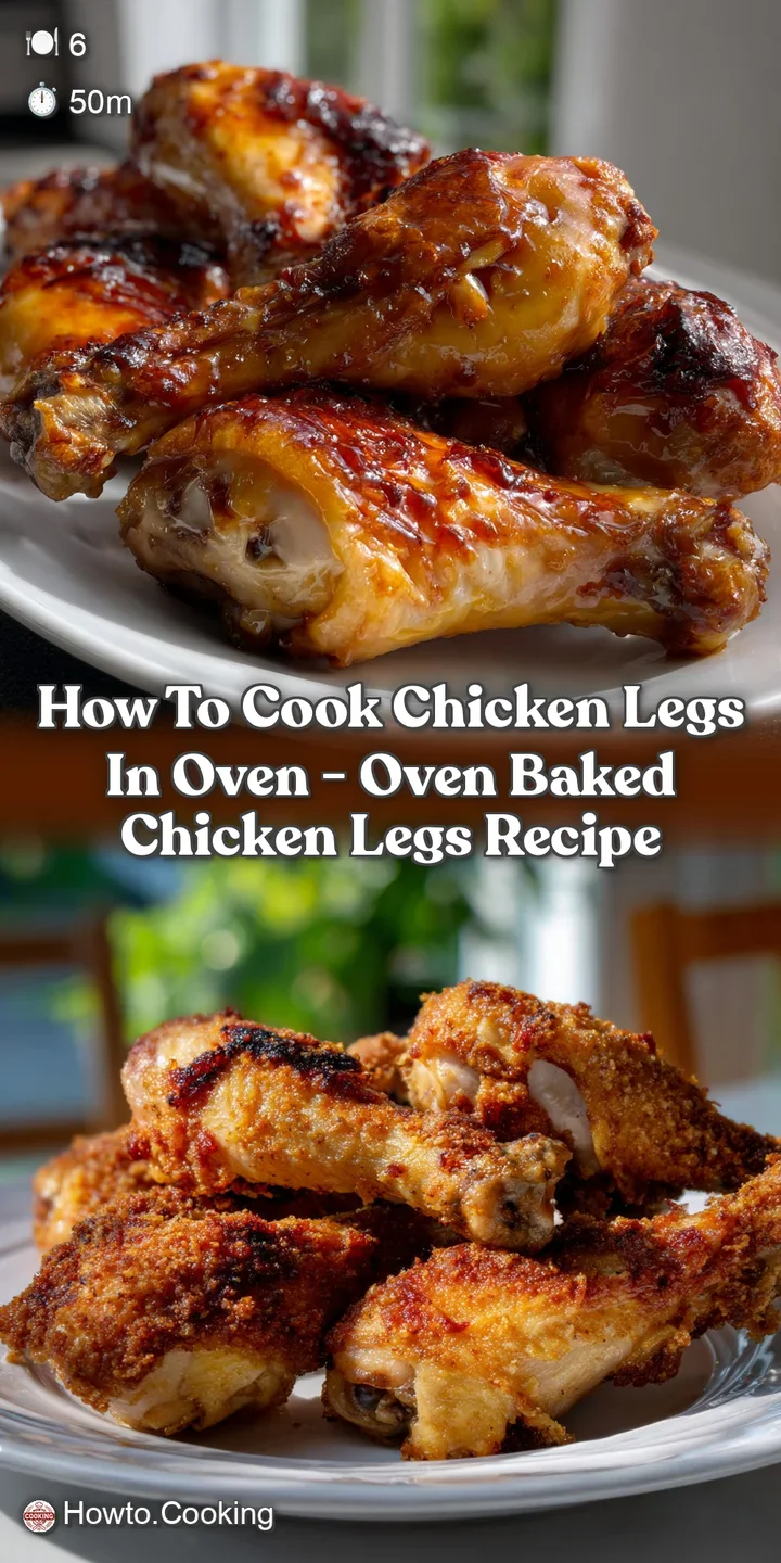 How to Cook Chicken Legs in Oven - Oven Baked Chicken Legs Recipe