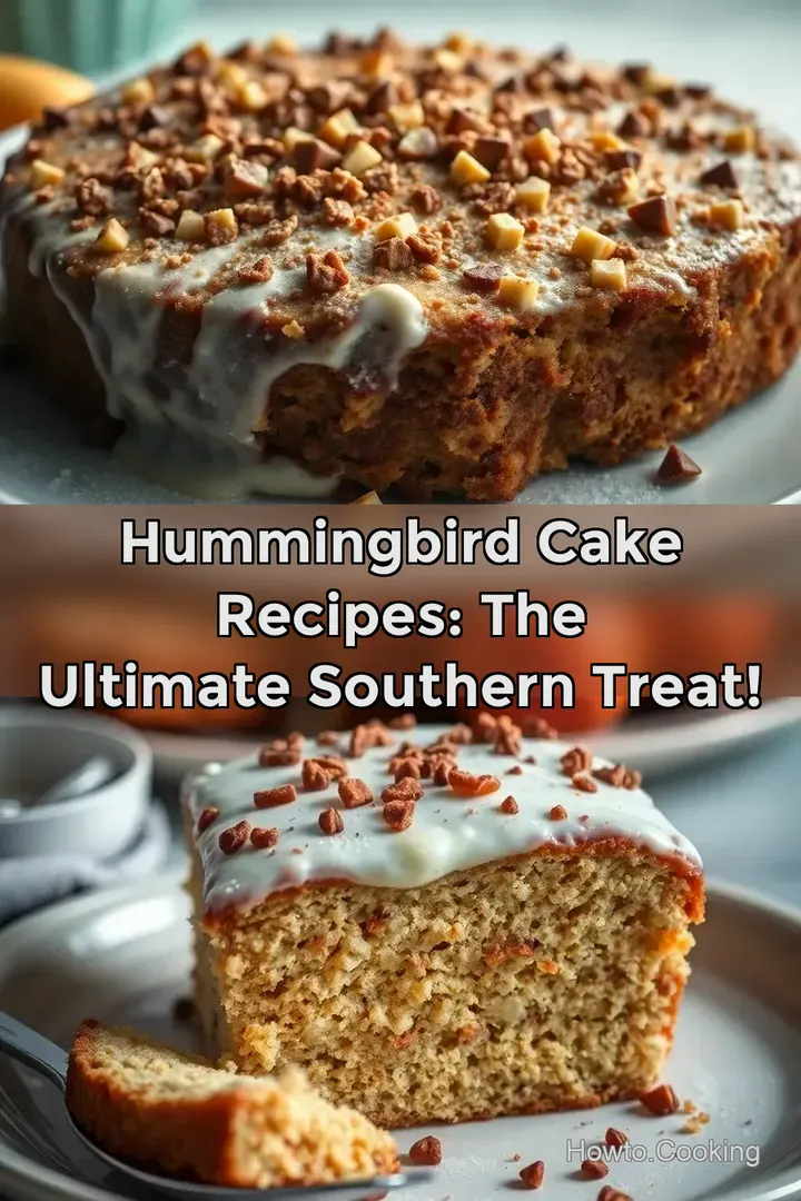 Hummingbird Cake Recipes: The Ultimate Southern Treat!