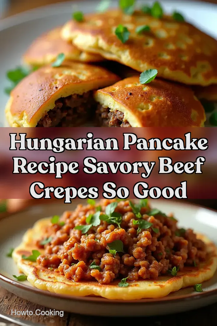 Hungarian Pancake Recipe Savory Beef Crepes So Good