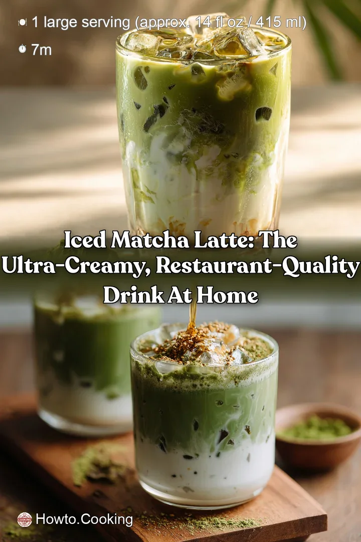 Iced Matcha Latte: The Ultra-Creamy Restaurant-Quality Drink At Home