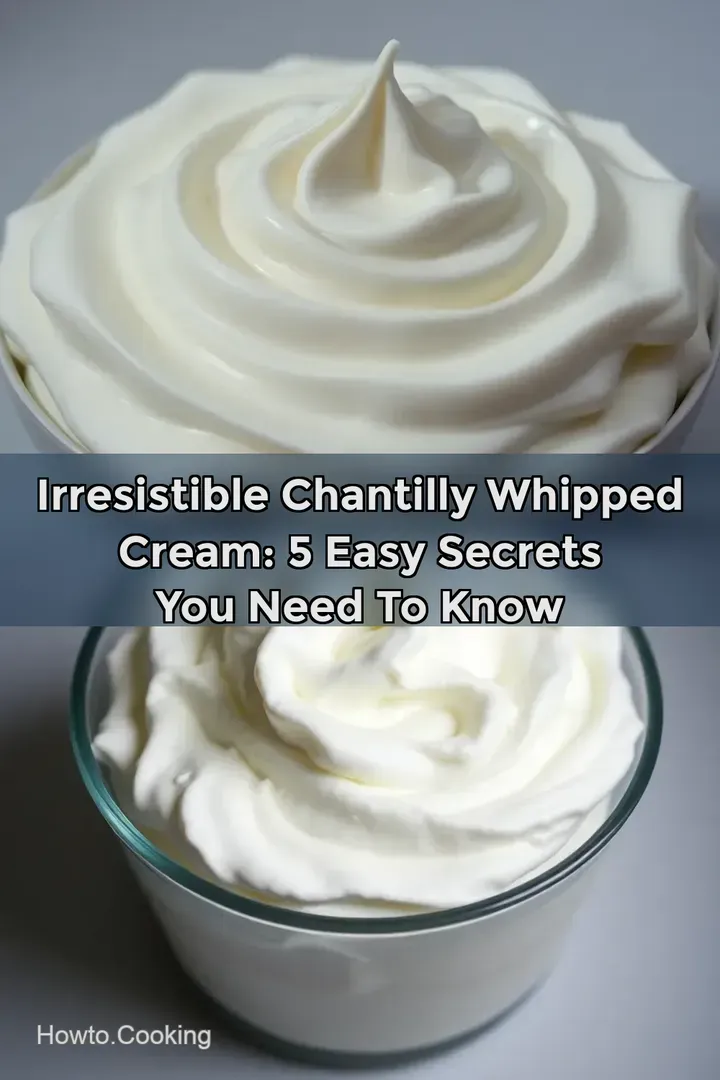 Irresistible Chantilly Whipped Cream: 5 Easy Secrets You Need to Know