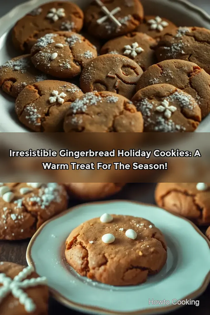 Irresistible Gingerbread Holiday Cookies: A Warm Treat for the Season!
