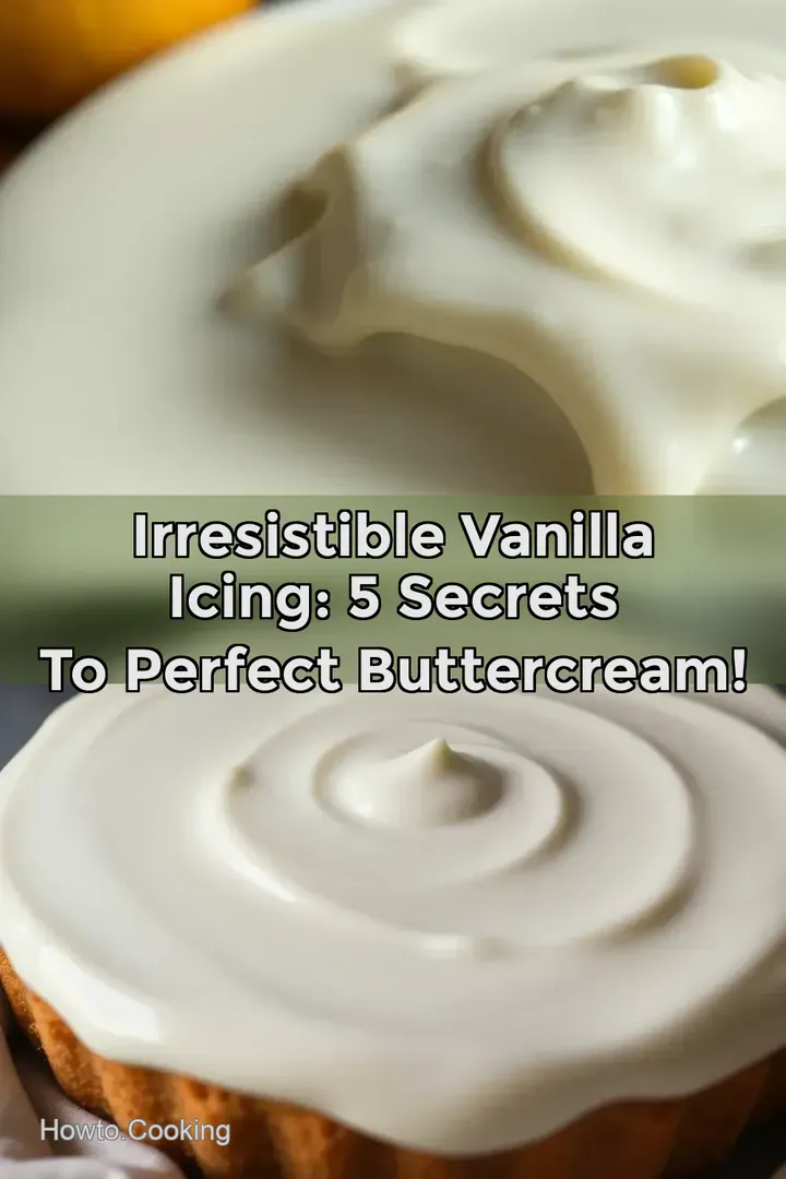 Irresistible Vanilla Icing: 5 Secrets to Perfect Buttercream!