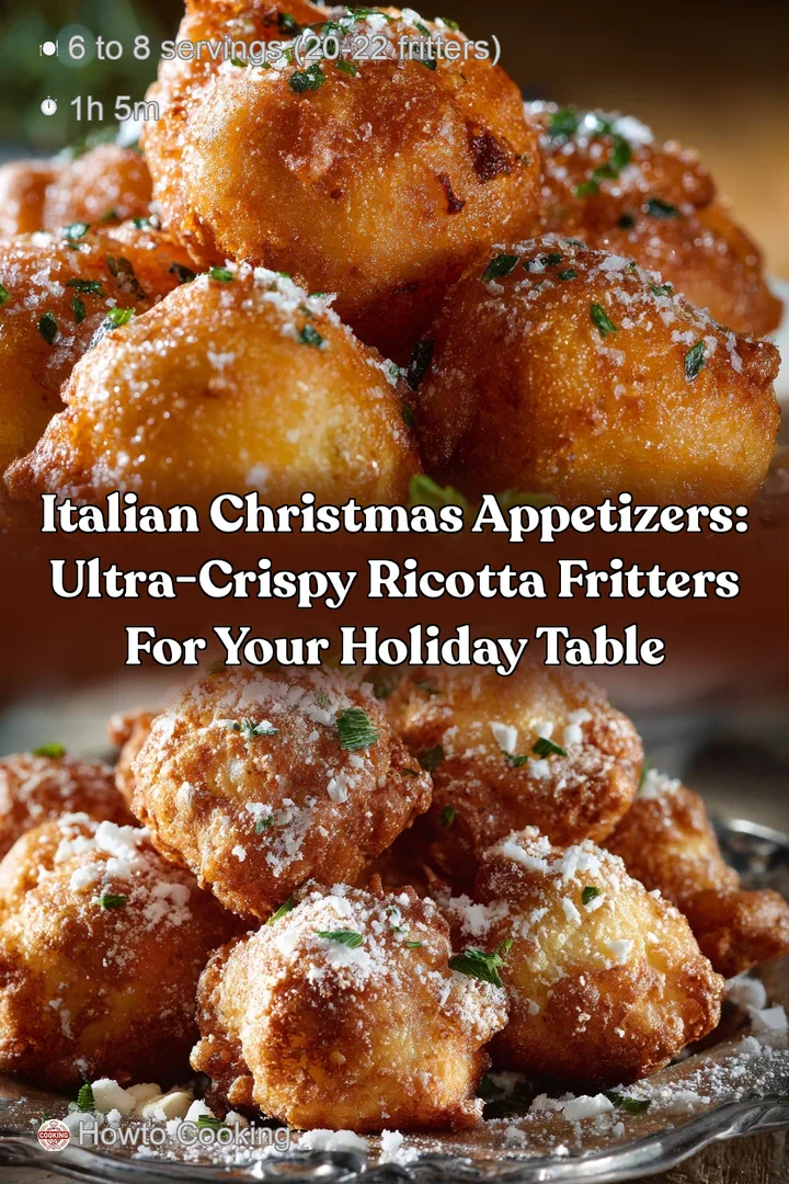 Italian Christmas Appetizers: Ultra-Crispy Ricotta Fritters for Your Holiday Table
