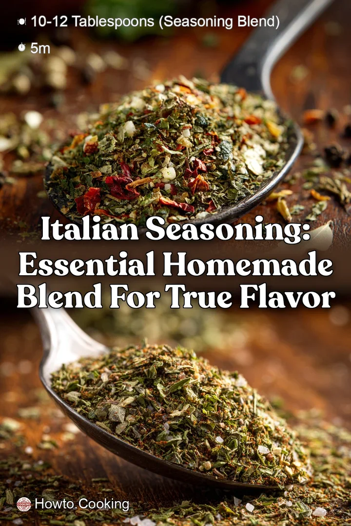 Italian Seasoning: Essential Homemade Blend for True Flavor