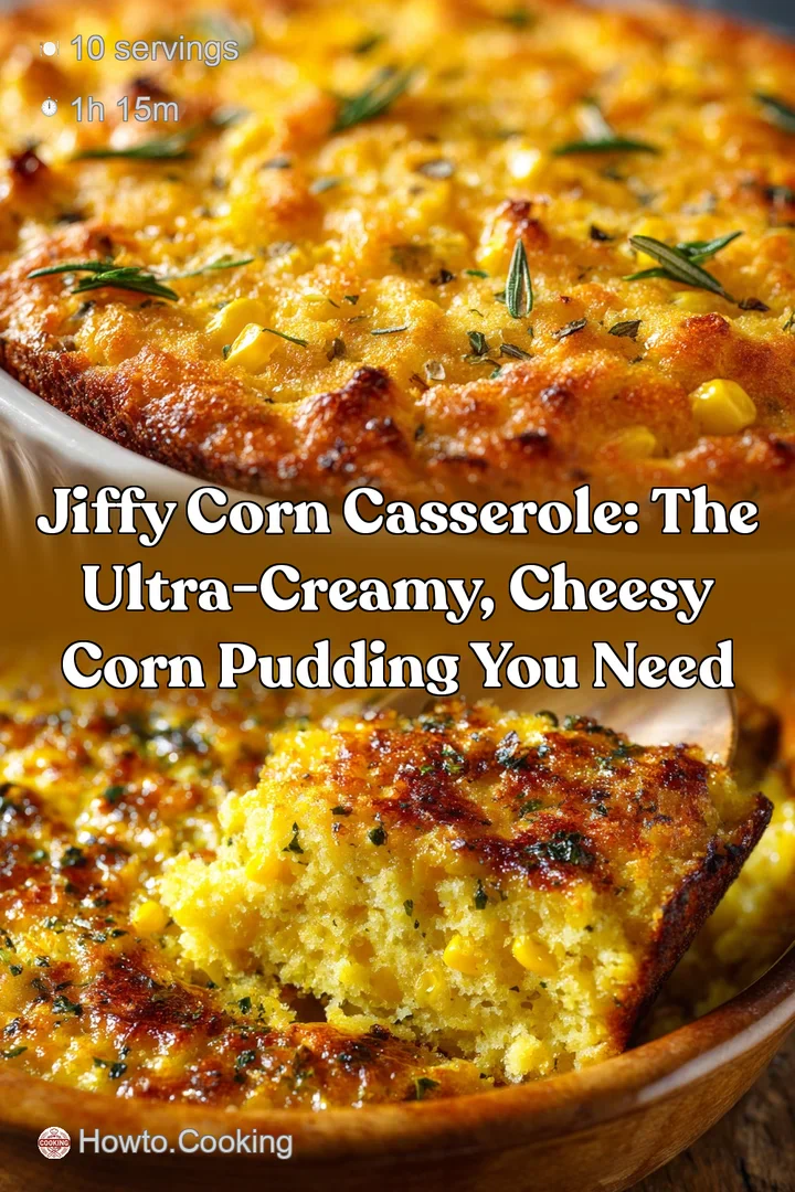 Jiffy Corn Casserole: The Ultra-Creamy Cheesy Corn Pudding You Need