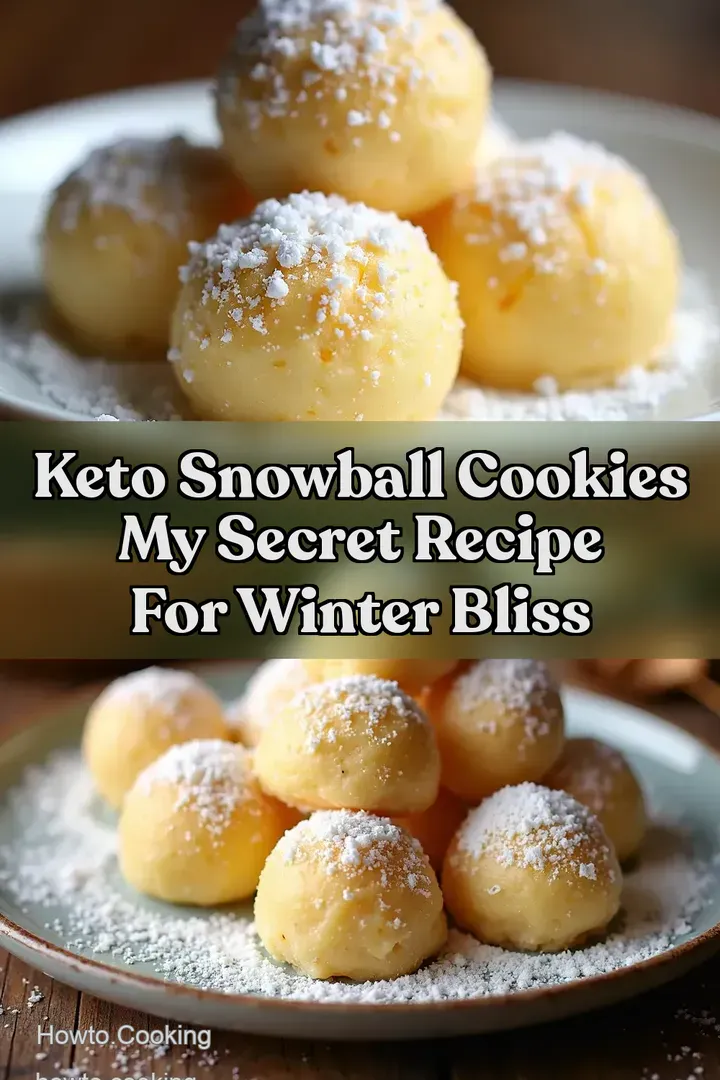 Keto Snowball Cookies My Secret Recipe for Winter Bliss