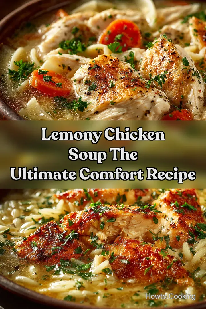 Lemony Chicken Soup The Ultimate Comfort Recipe