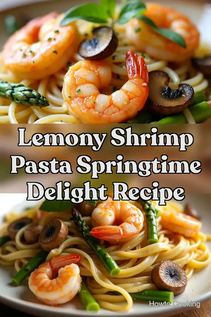 Lemony Shrimp Pasta Springtime Delight Recipe