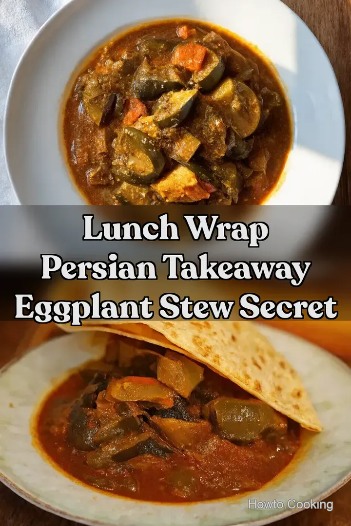 Lunch Wrap Persian Takeaway Eggplant Stew Secret