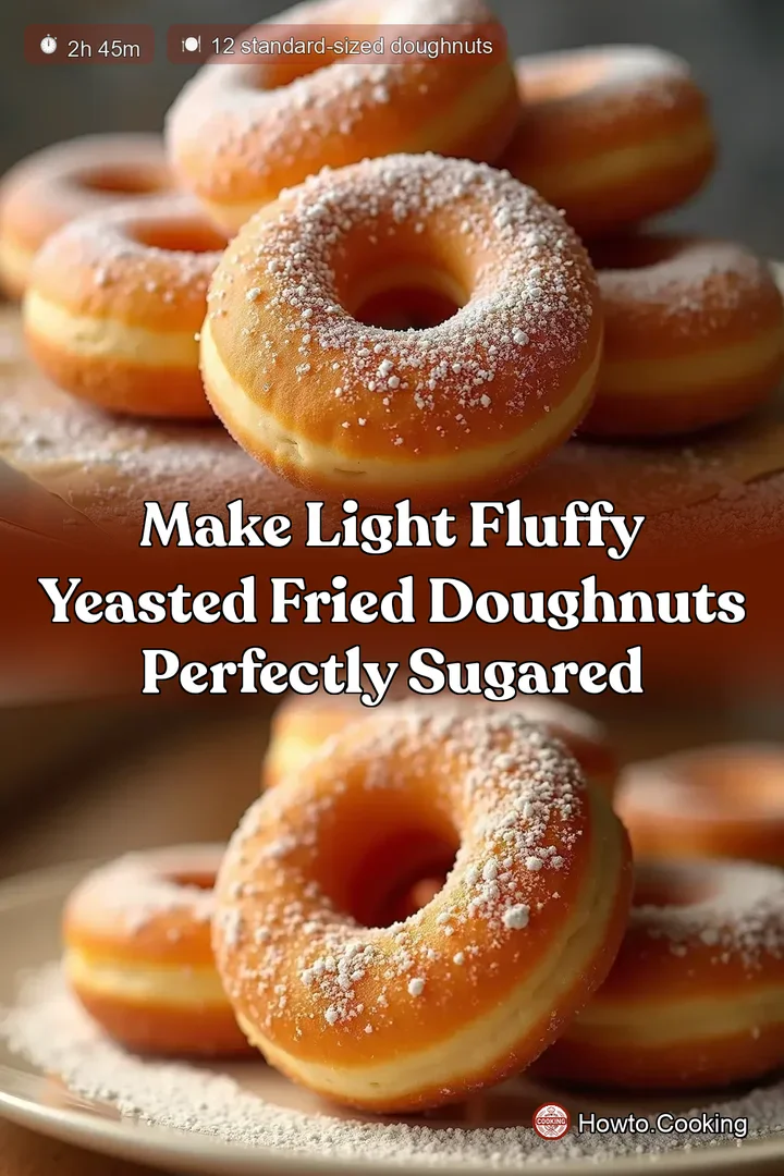 Make Light Fluffy Yeasted Fried Doughnuts Perfectly Sugared