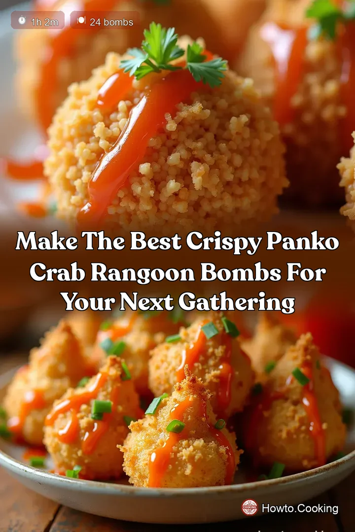 Make the Best Crispy Panko Crab Rangoon Bombs for Your Next Gathering