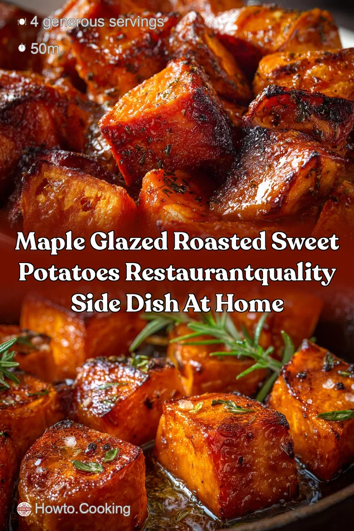Maple Glazed Roasted Sweet Potatoes RestaurantQuality Side Dish At Home