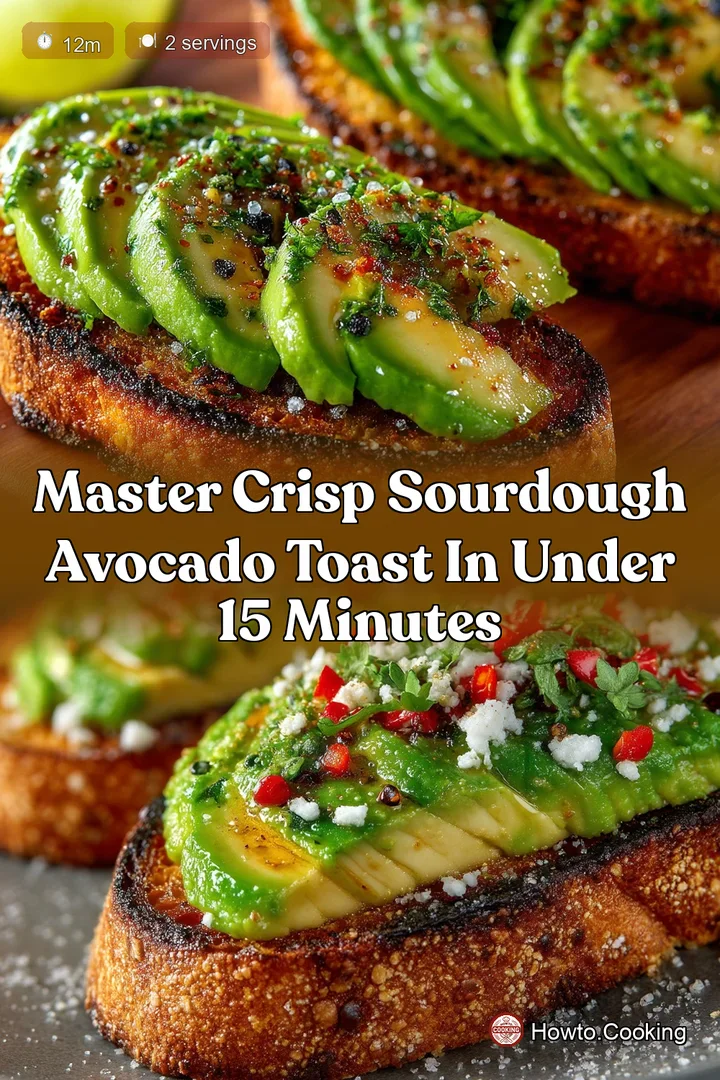 Master Crisp Sourdough Avocado Toast in Under 15 Minutes