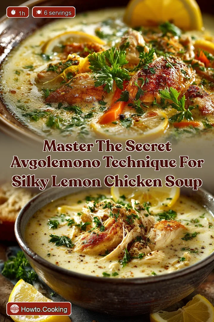 Master the Secret Avgolemono Technique for Silky Lemon Chicken Soup
