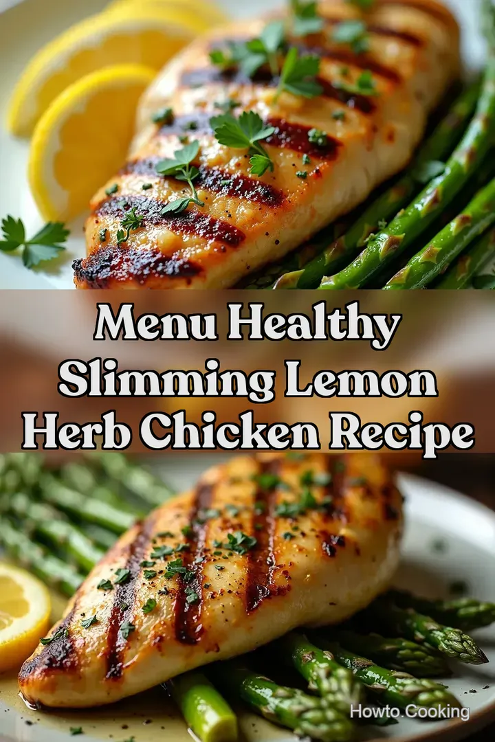 Menu Healthy Slimming Lemon Herb Chicken Recipe