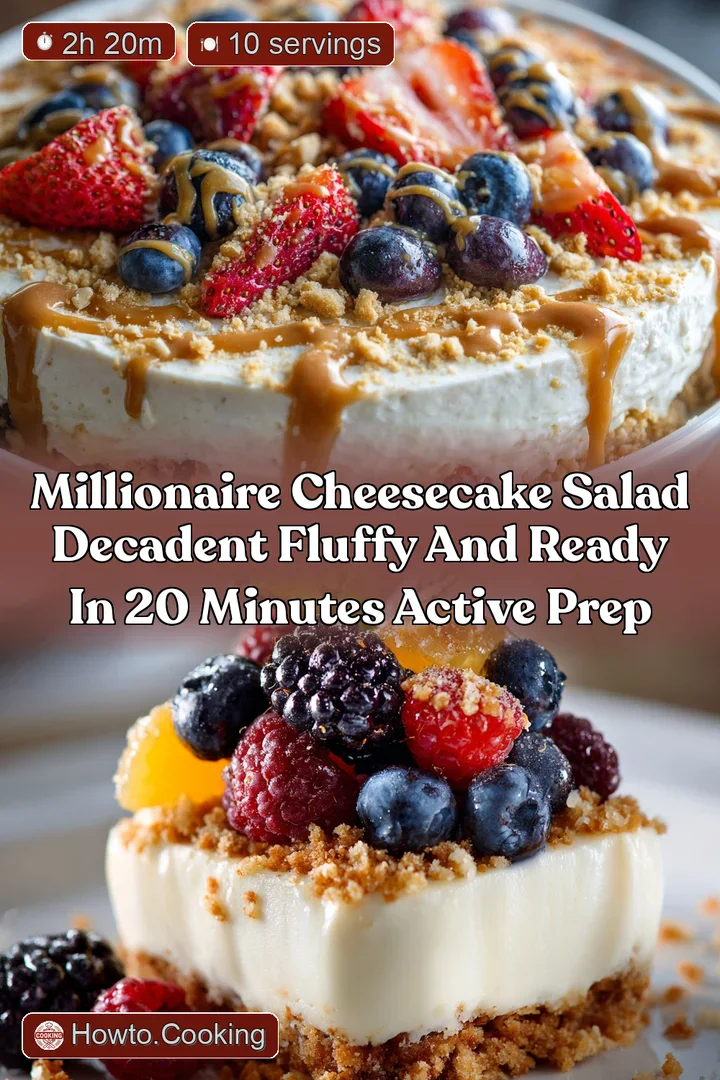 Millionaire Cheesecake Salad Decadent Fluffy and Ready in 20 Minutes Active Prep