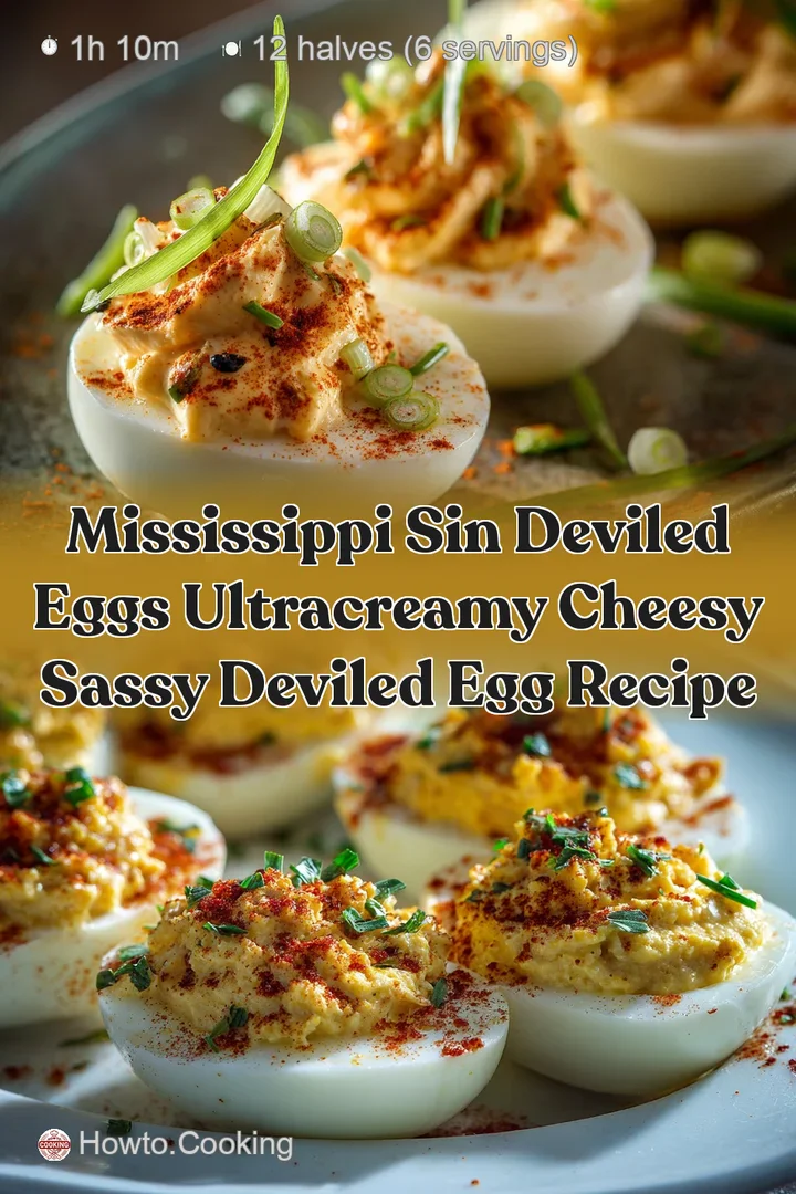 Mississippi Sin Deviled Eggs UltraCreamy Cheesy Sassy Deviled Egg Recipe