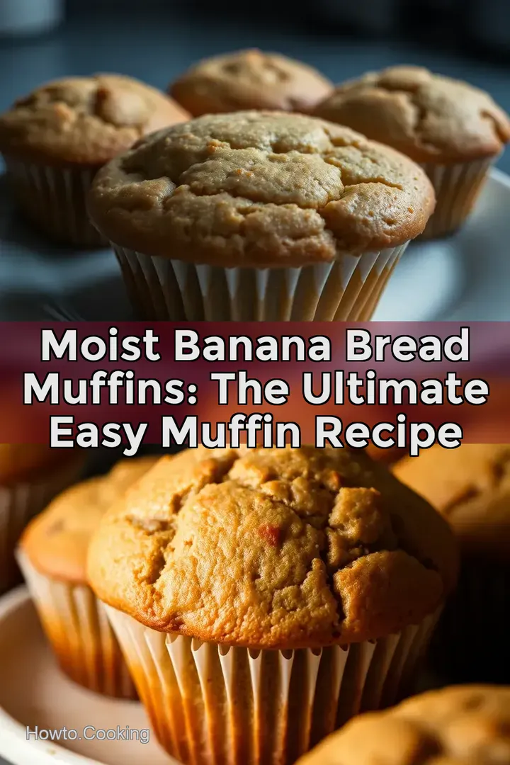Moist Banana Bread Muffins: The Ultimate Easy Muffin Recipe